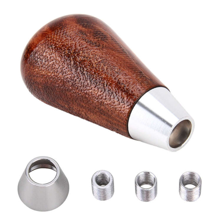 Universal Vehicle Modified Resin Shifter Manual 6-Speed Gear Shift Knob, Size: 8.2*5.5cm (Brown)