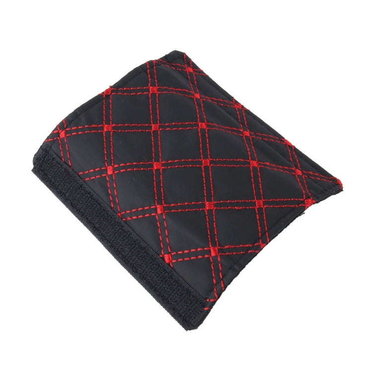 3 PCS Car Hand Brake Cover Shift Knob Gear Stick Cushion Sets Rear View Mirror Sets Cover Car Acc...