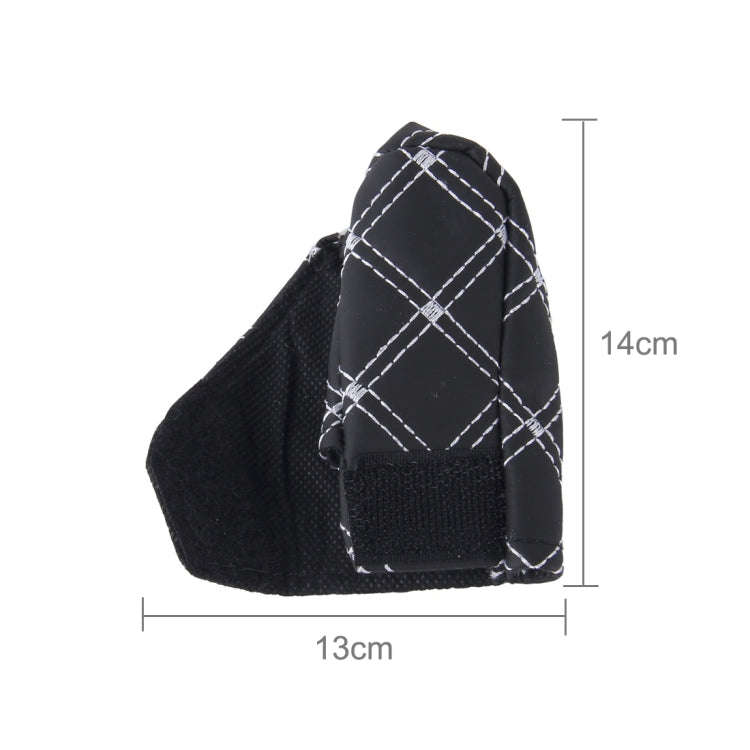 3 PCS Car Hand Brake Cover Shift Knob Gear Stick Cushion Sets Rear View Mirror Sets Cover Car Acc...