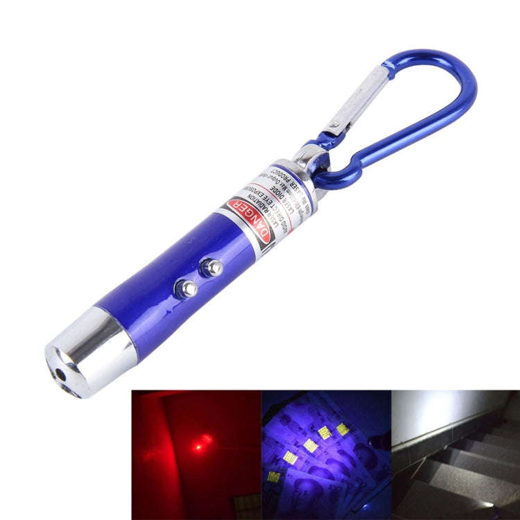 2 PCS Portable Colorful Metal Shell Mini LED Flashlight Torch Light Laser Light Keychain Outdoor ...