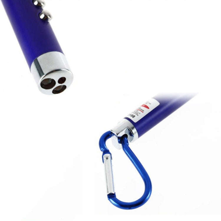 2 PCS Portable Colorful Metal Shell Mini LED Flashlight Torch Light Laser Light Keychain Outdoor ...