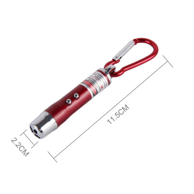 2 PCS Portable Colorful Metal Shell Mini LED Flashlight Torch Light Laser Light Keychain Outdoor ...