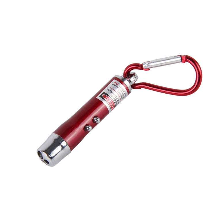 2 PCS Portable Colorful Metal Shell Mini LED Flashlight Torch Light Laser Light Keychain Outdoor ...