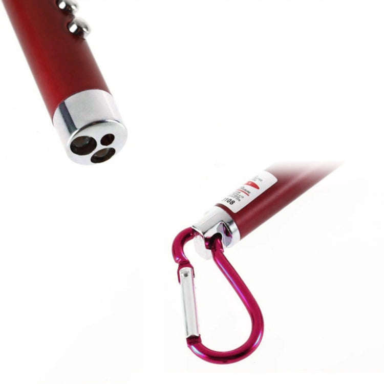 2 PCS Portable Colorful Metal Shell Mini LED Flashlight Torch Light Laser Light Keychain Outdoor ...