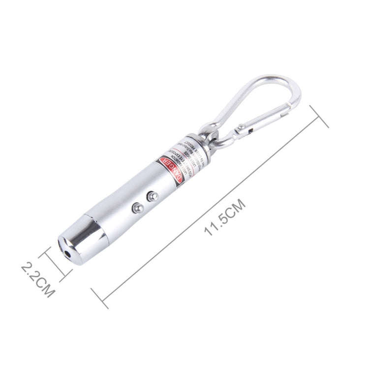 2 PCS Portable Colorful Metal Shell Mini LED Flashlight Torch Light Laser Light Keychain Outdoor ...