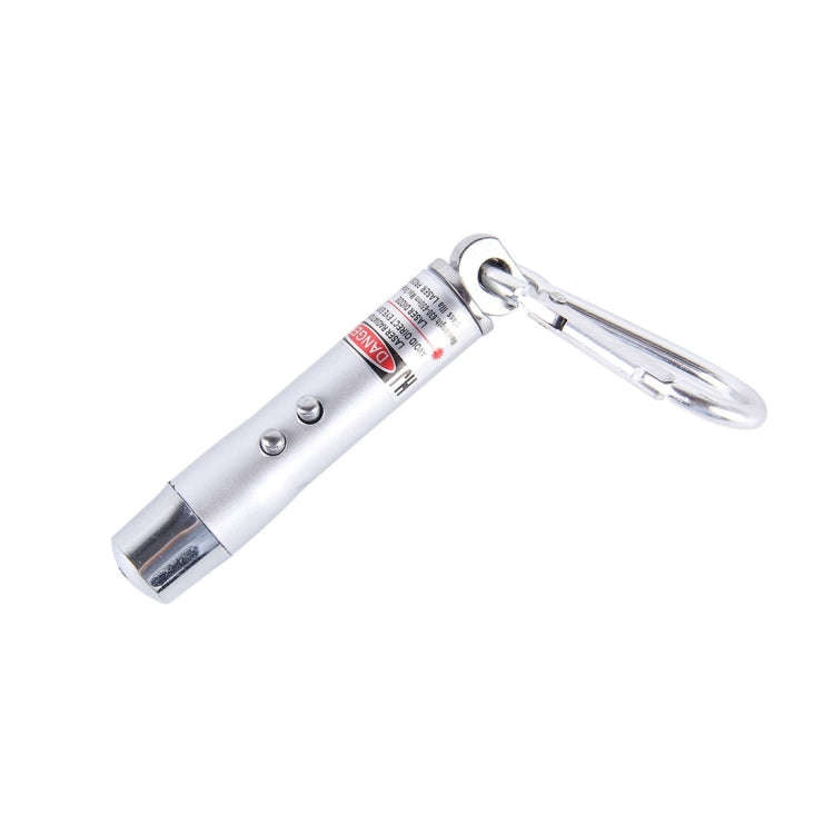 2 PCS Portable Colorful Metal Shell Mini LED Flashlight Torch Light Laser Light Keychain Outdoor ...