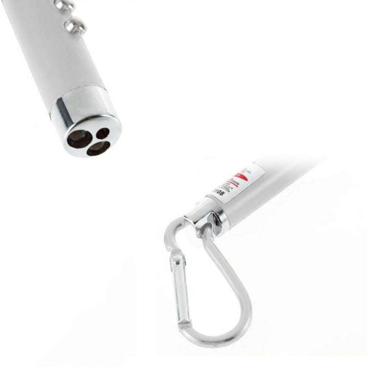 2 PCS Portable Colorful Metal Shell Mini LED Flashlight Torch Light Laser Light Keychain Outdoor ...