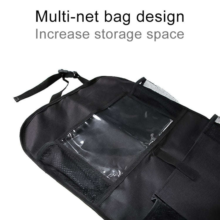 Car Auto Seat Back Bag Multi-Pocket Travel Storage Hanging Pocket Storage Bag for iPad and Other ...