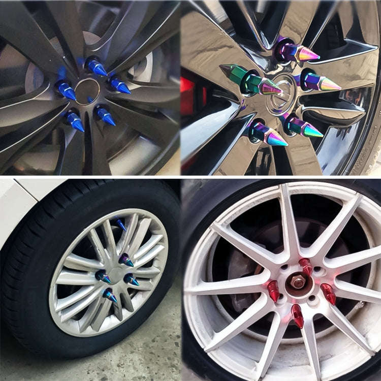 20 PCS Wheel Drive Hub Adaptor Car Wheel Nut  Adjustable Decorative Steering Wheel Hub Nut