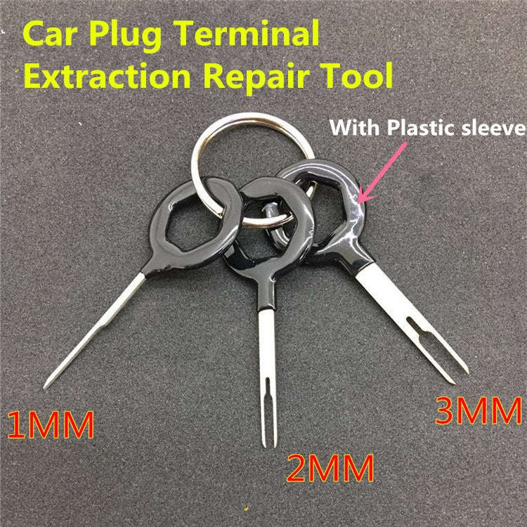 3 PCS Auto Car Rubberized Plug Circuit Board Wire Harness Terminal Extraction Pick Connector Crim...