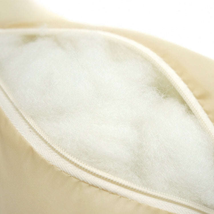 Four Seasons Breathable Leather Surface Car Neck Pillow Head Pillow(Beige)