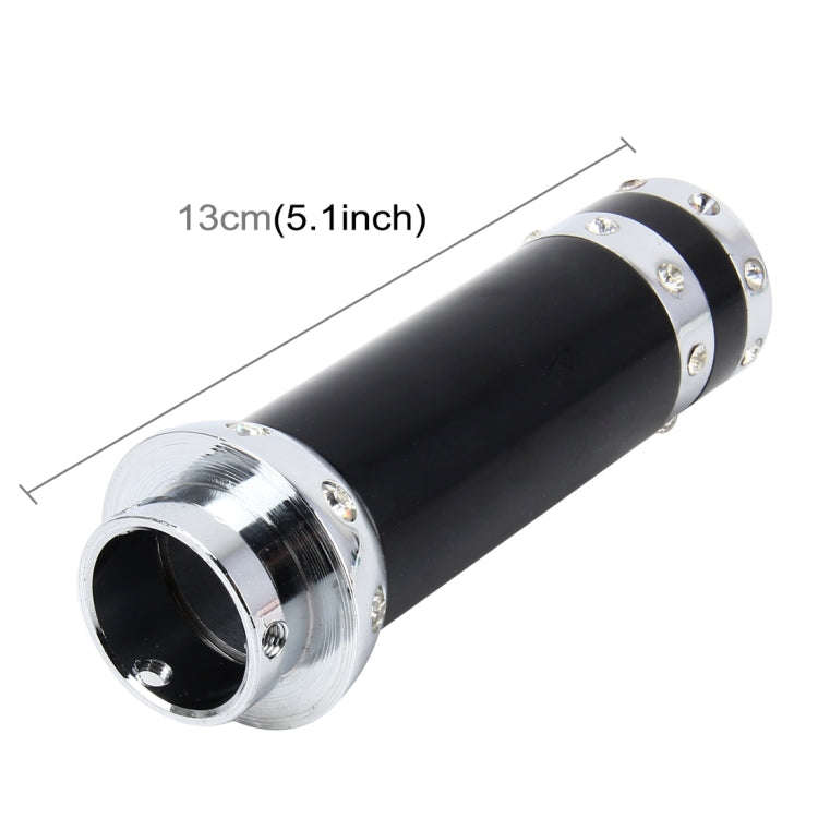 Universal Aluminum Silver Black Decorative Strip Hand Brake Lever Hand Brake Cover Grips Hand Bra...