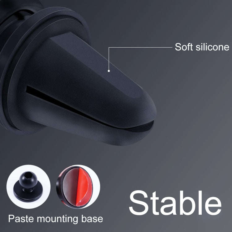 Universal Car Air Vent Mount Phone Holder Stand, Clip Width: 6-8.5cm, For iPhone, Galaxy, Sony, L...
