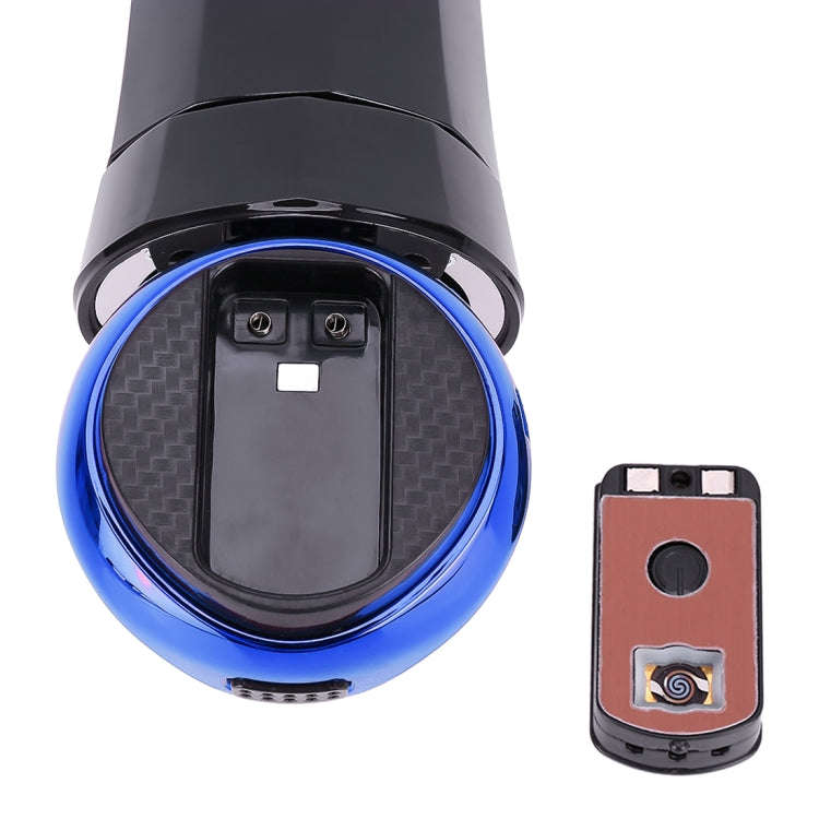 2 in 1 Universal Car Detachable Electronic Cigarette Lighter + Trash Rubbish Bin Ashtray(Blue)