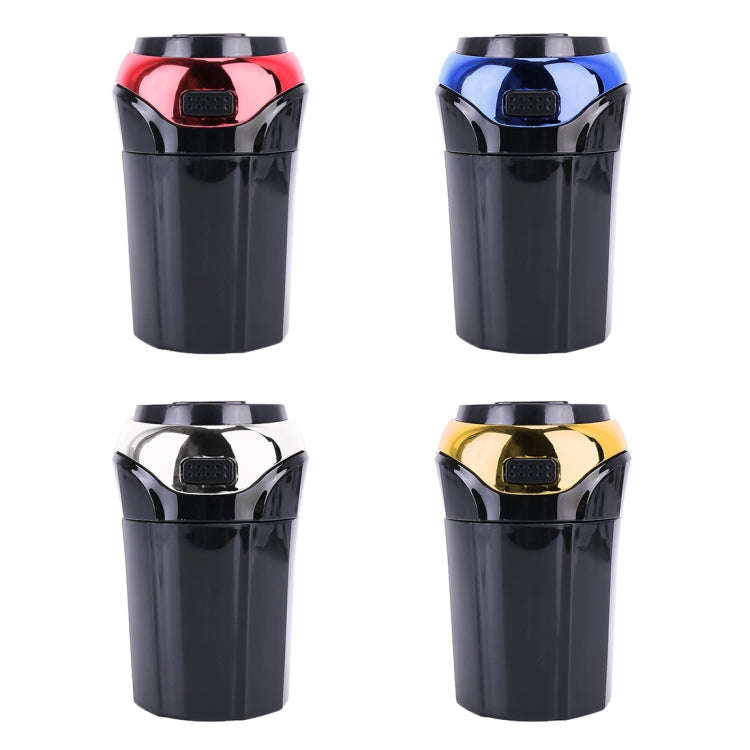 2 in 1 Universal Car Detachable Electronic Cigarette Lighter + Trash Rubbish Bin Ashtray(Silver)