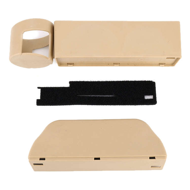 Universal Car Multi-functional Console Side Pocket Seat Gap Side Storage Box(Beige)