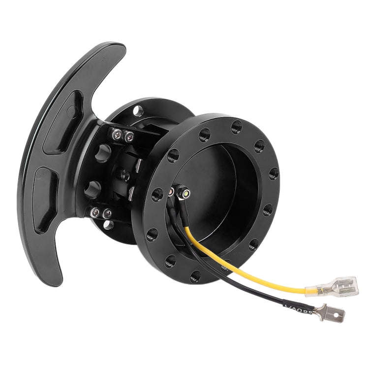 Car Tilt Racing Steering Wheel Quick Release Hub Kit Adapter Body Removable Snap Off Boss Kit(Black)