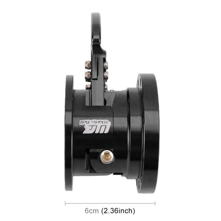 Car Tilt Racing Steering Wheel Quick Release Hub Kit Adapter Body Removable Snap Off Boss Kit(Black)