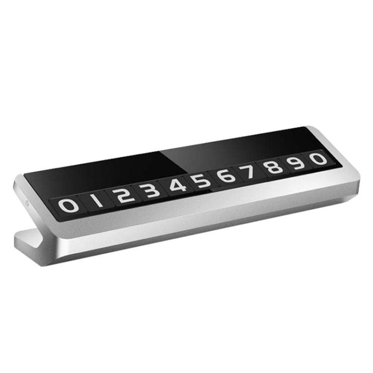 Creative Temporary Parking Card Car Sticker (Silver)