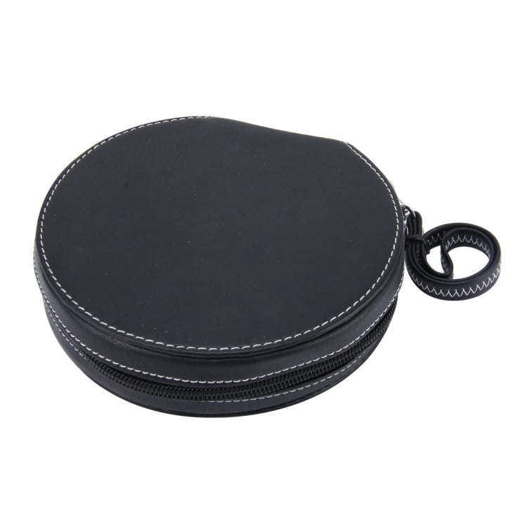 20 CD Disc Storage Case Leather Bag Heavy Duty CD/ DVD Wallet for Car, Home, Office and Travel(Bl...