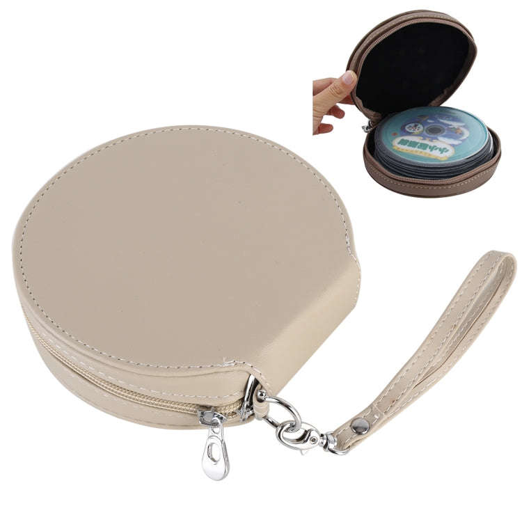 20 CD Disc Storage Case Leather Bag Heavy Duty CD/ DVD Wallet for Car, Home, Office and Travel (B...