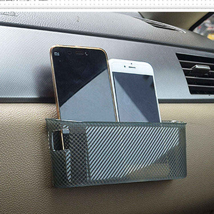 3R Car Auto Silicone Carrying Organizer Storage Vent Hanger Box Sticker Bag for Phone Coin Key an...