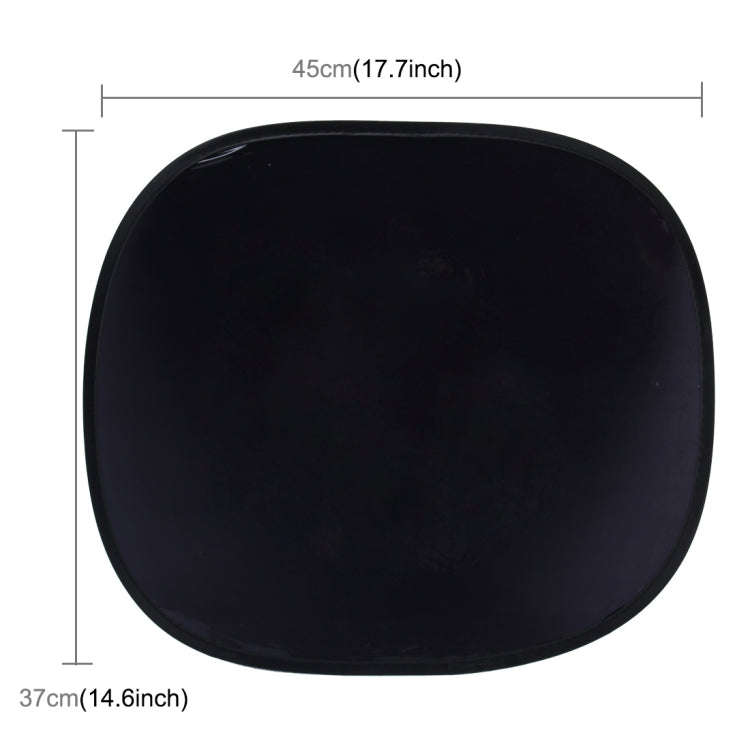2 PCS Car Auto Sun Shades Side Window Sunshade Cover Block Static Cling Visor Shield, Size: 45cm...