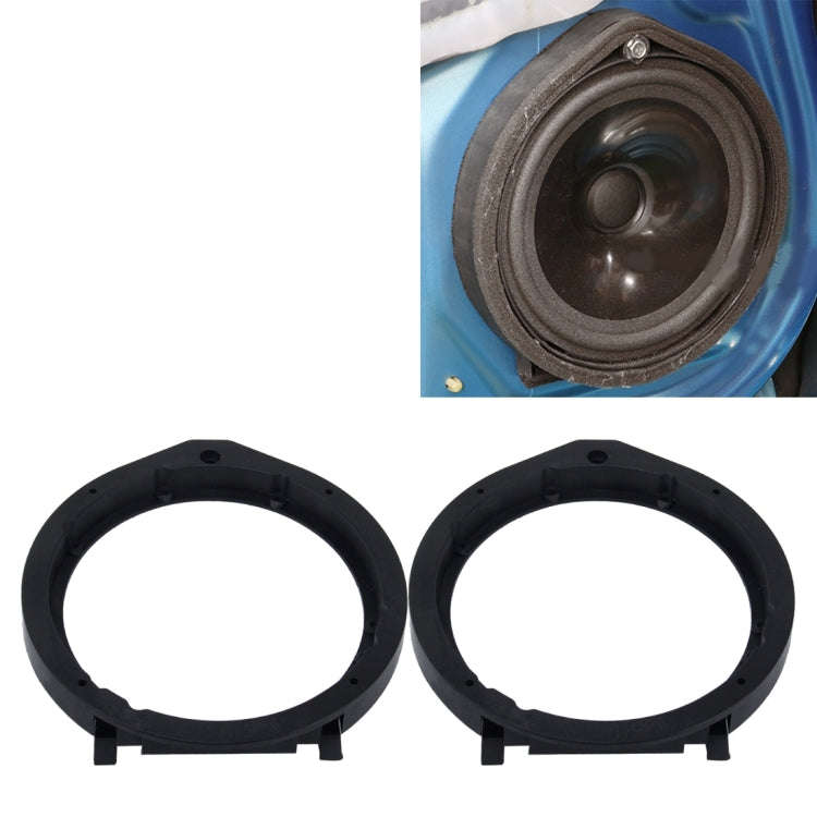 2 PCS Car Auto ABS Loudspeaker Base Protection Cover Holder Mat for Honda