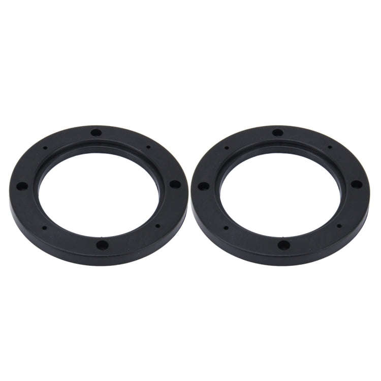 2 PCS 5 inch Car Auto ABS Loudspeaker Base Protection Hollow Cover Holder Mat, Inner Diameter: 12...