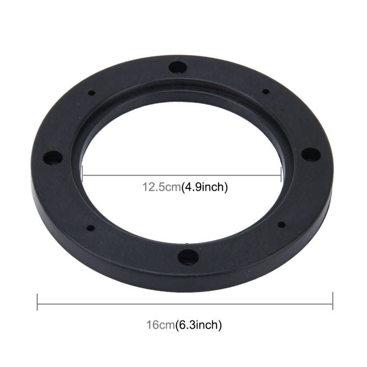 2 PCS 5 inch Car Auto ABS Loudspeaker Base Protection Hollow Cover Holder Mat, Inner Diameter: 12...