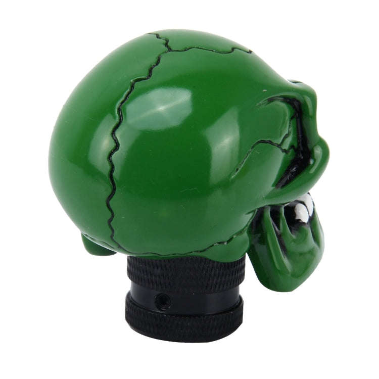 Universal Skull Head Shape ABS Manual or Automatic Gear Shift Knob  with Three Rubber Covers Fit ...