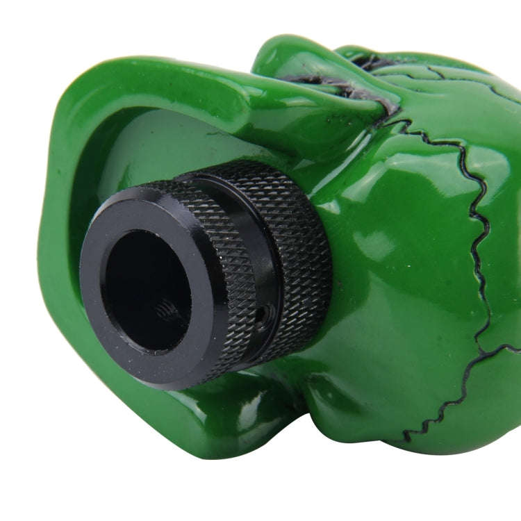 Universal Skull Head Shape ABS Manual or Automatic Gear Shift Knob  with Three Rubber Covers Fit ...