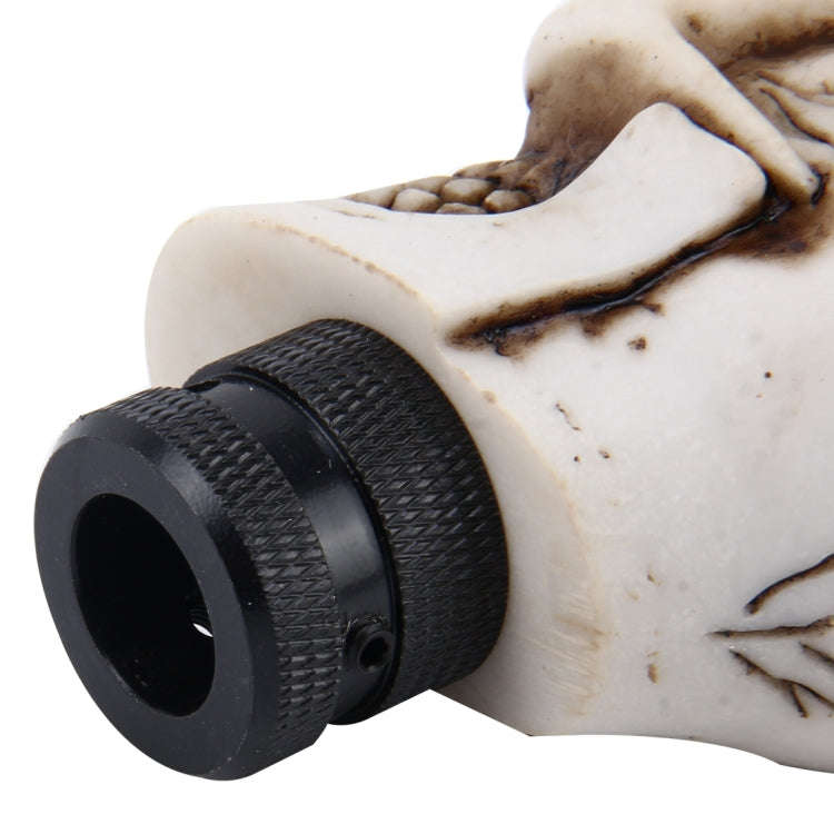 Universal Skull Head Shape ABS Manual or Automatic Gear Shift Knob  with Three Rubber Covers Fit ...