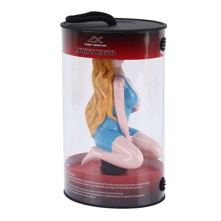 Universal Sexy Beauty Shape ABS Manual or Automatic Gear Shift Knob  with Three Rubber Covers Fit...