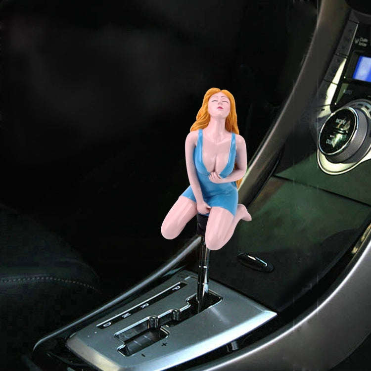 Universal Sexy Beauty Shape ABS Manual or Automatic Gear Shift Knob  with Three Rubber Covers Fit...
