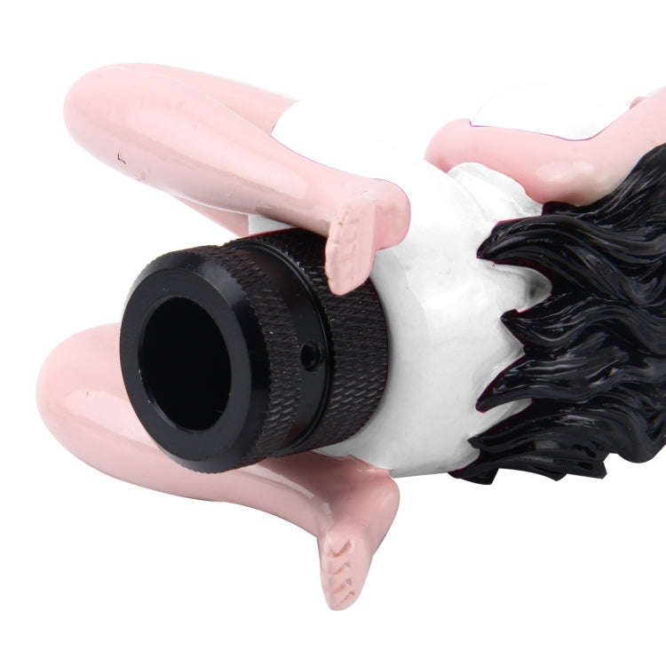 Universal Sexy Beauty Shape ABS Manual or Automatic Gear Shift Knob with Three Rubber Covers Fit ...