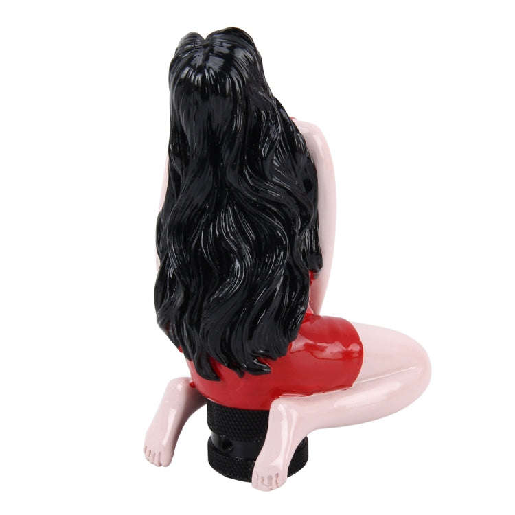 Universal Sexy Beauty Shape ABS Manual or Automatic Gear Shift Knob with Three Rubber Covers Fit ...