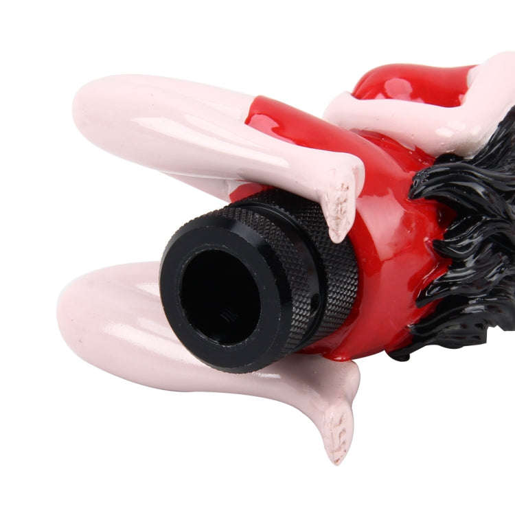 Universal Sexy Beauty Shape ABS Manual or Automatic Gear Shift Knob with Three Rubber Covers Fit ...