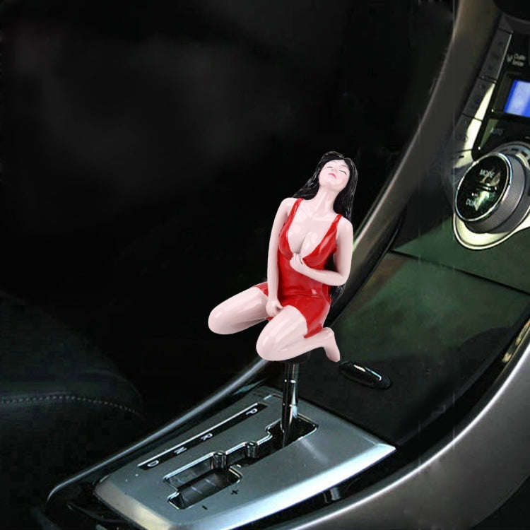 Universal Sexy Beauty Shape ABS Manual or Automatic Gear Shift Knob with Three Rubber Covers Fit ...