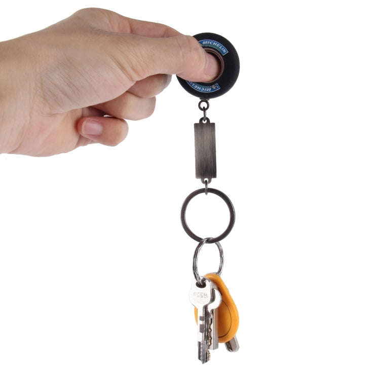 Car Metal Key Holder With Adoreable Car Tire Shape Decoration