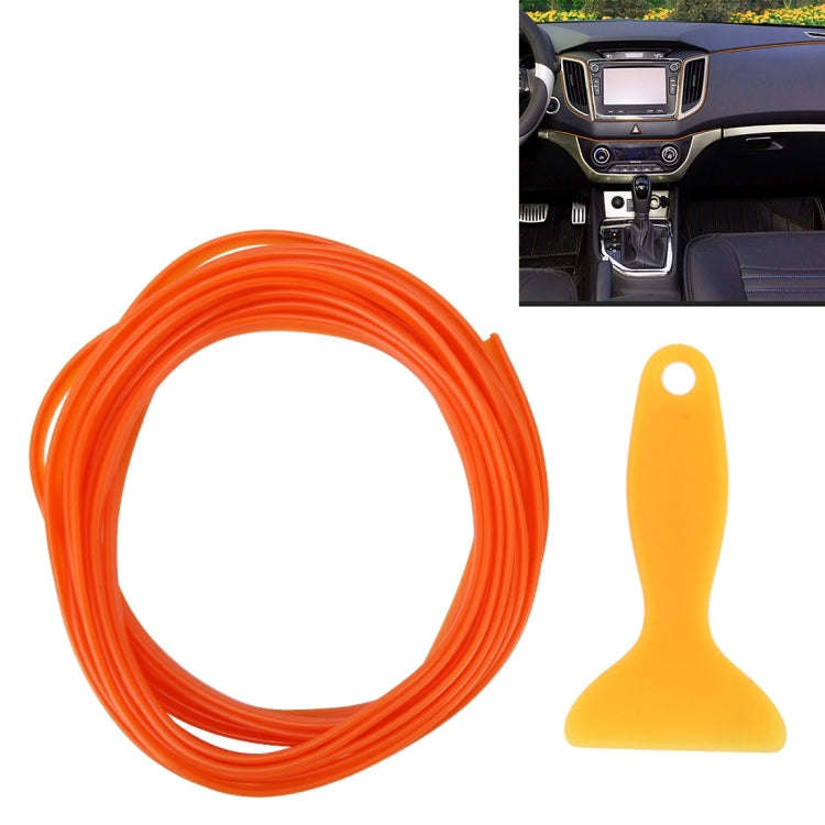 5m Flexible Trim For DIY Automobile Car Interior Moulding Trim Decorative Line Strip with Film Sc...