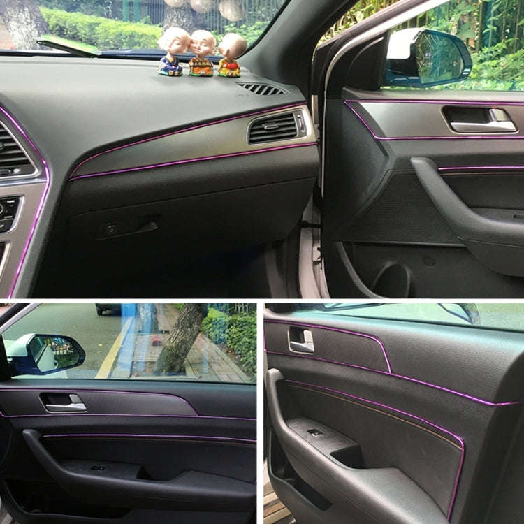 5m Flexible Trim For DIY Automobile Car Interior Moulding Trim Decorative Line Strip with Film Sc...