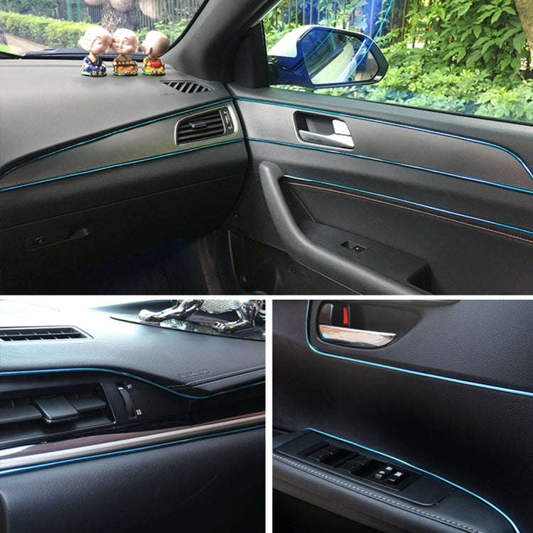 5m Flexible Trim For DIY Automobile Car Interior Moulding Trim Decorative Line Strip with Film Sc...