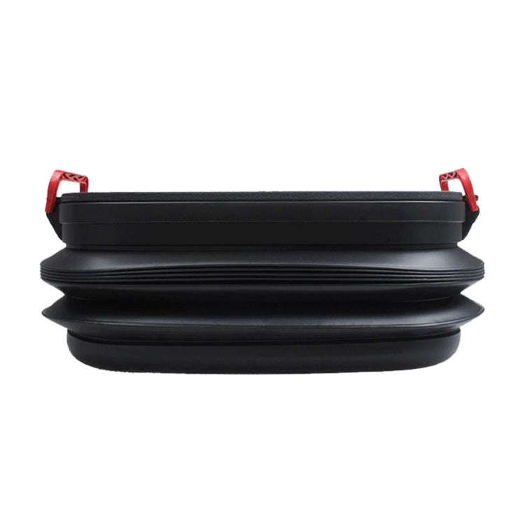 37L Car Collapsible Plastic Organizer Bin with Lid for Camping and Outdoor