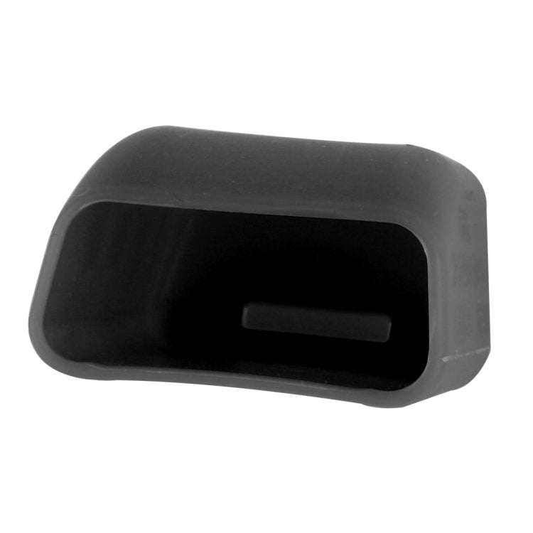 Safe Rubber Car Seat Belt Clips Locking Buckles Protective Cover(Black)