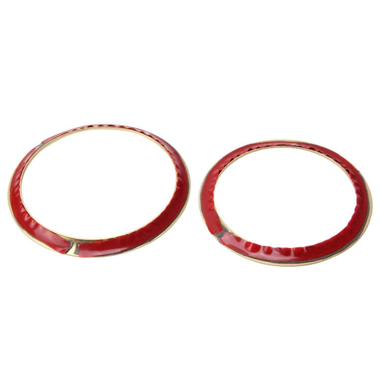 2 PCS/Set Zinc Alloy Steering Wheel Decoration Ring Sticker Logo Car Styling Modification Car Fro...
