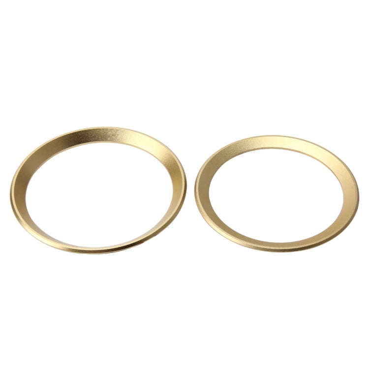 2 PCS/Set Zinc Alloy Steering Wheel Decoration Ring Sticker Logo Car Styling Modification Car Fro...