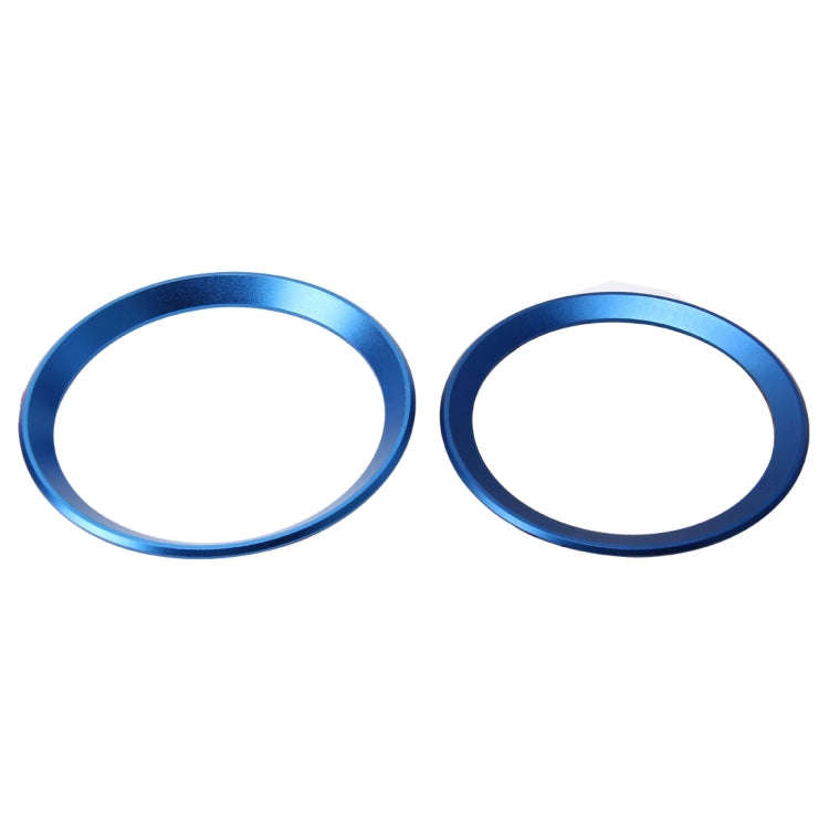 2 PCS/Set Zinc Alloy Steering Wheel Decoration Ring Sticker Logo Car Styling Modification Car Fro...