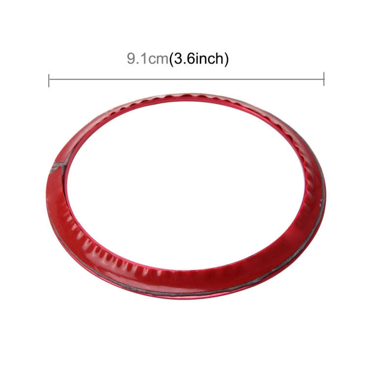 2 PCS Car Logo Decorative Circle Steering Wheel Decoration Ring Sticker Logo Car Styling Modifica...