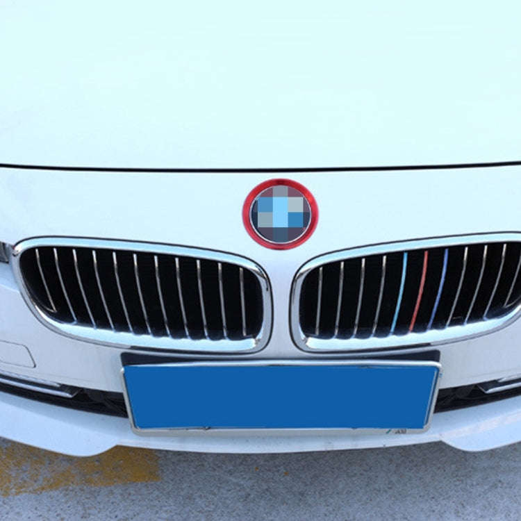 2 PCS Car Logo Decorative Circle Steering Wheel Decoration Ring Sticker Logo Car Styling Modifica...
